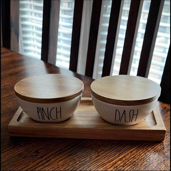 Rae Dunn bowls and tray.  New